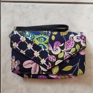 Vera Bradley Clutch - Floral Nightingale